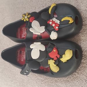Mini Melissa Mickey/Minnie Mouse shoes toddler 10